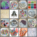 Adventskalender Perlen Schmuck DIY 2023 als perfektes Geschenk für sie für Bastefreunde zum Perlen für Ketten und Armbänder als Komplettset